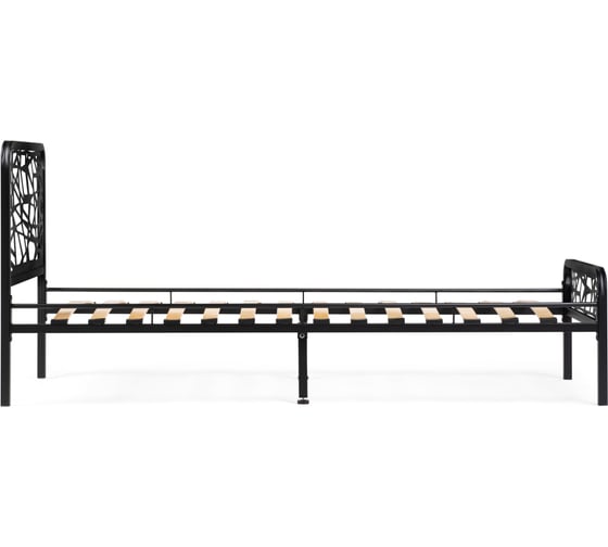 Кровать Woodville кубо 90x200 см, черный 533090