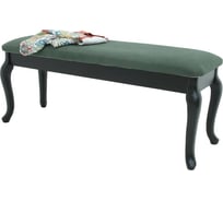 Банкетка Мебелик Вивальди с ящиком венге, ткань зеленый П0005715 7606