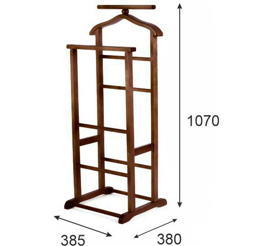 Костюмная вешалка Мебелик В 9Н темно-коричневый 931 997