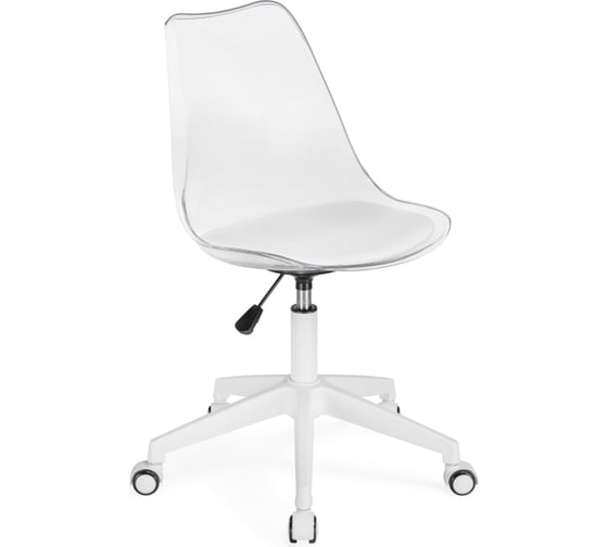 Стул с подушкой Woodville kolin clear/white 15642