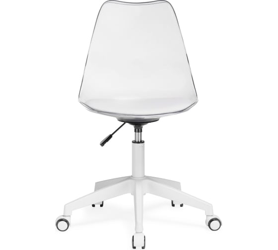 Стул с подушкой Woodville kolin clear/white 15642