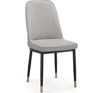 Стул Woodville flor light gray/black 15736