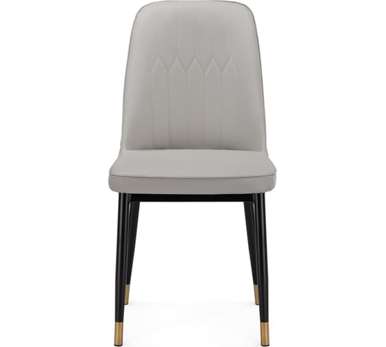 Стул Woodville flor light gray/black 15736