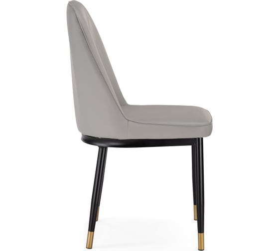Стул Woodville flor light gray/black 15736