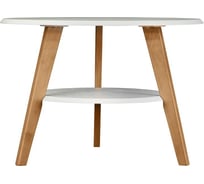 Журнальный стол Мебелик BeautyStyle 17 белый/бук П0005787 7678