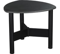 Журнальный стол Мебелик Саут 1Д мини черный/серый бетон П0004134