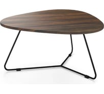 Журнальный стол Мебелик Лючия 7101 мускатный орех/черный П0005423