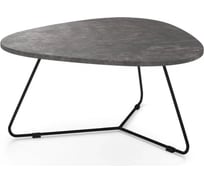 Журнальный стол Мебелик Лючия 7101 мокрый асфальт/черный П0005912