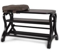 Обувница Мебелик Диана венге/ткань П0004622 6523