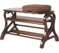 Обувница Мебелик Диана средне-коричневый/ткань П0001311 1900