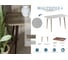 Журнальный стол Мебелик BeautyStyle 4 дуб крымский состаренный/венге П0004558 3