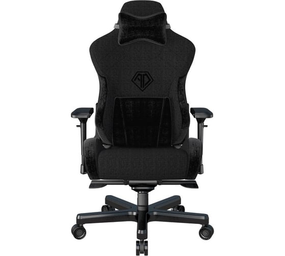 Игровое кресло Andaseat t-pro 2, цвет черный, размер xl 180 кг AD12XLLA-01-B-F