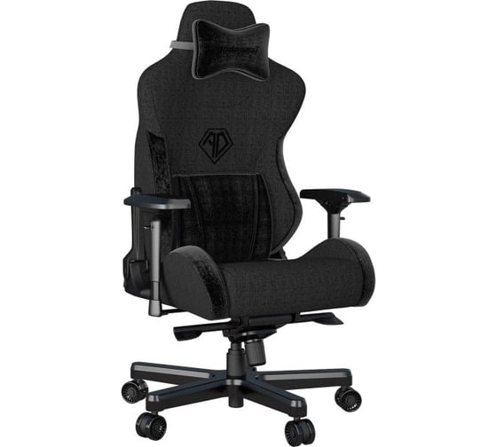 Игровое кресло Andaseat t-pro 2, цвет черный, размер xl 180 кг AD12XLLA-01-B-F