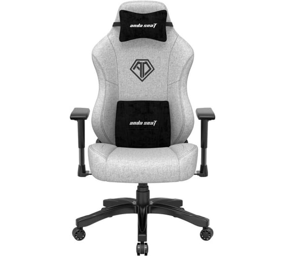 Игровое кресло Andaseat phantom 3, цвет серый, размер l 90 кг, м AD18Y-06-G-F