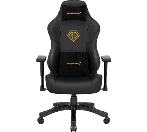 Игровое кресло Andaseat phantom 3, цвет черный, размер l 90 кг AD18Y-06-B-PV/C 1