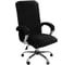 Чехол на игровое компьютерное кресло с подлокотниками Crocus-Life бархат С12-Black 1