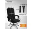 Чехол на игровое компьютерное кресло с подлокотниками Crocus-Life бархат С12-Black 5
