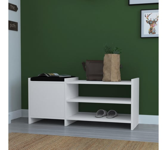 Обувница leve sunno hall stand white LEV00757