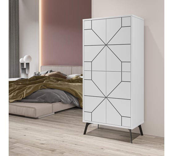 Комод leve dune multipurpose cabinet white LEV00296