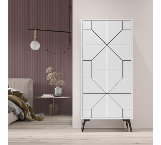 Комод leve dune multipurpose cabinet white LEV00296