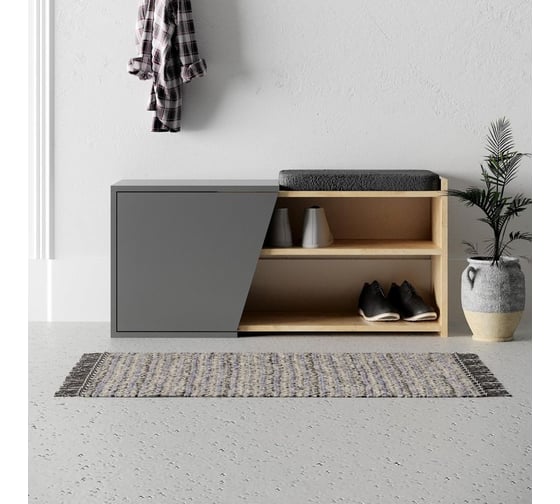 Обувница leve fiona bench oak LEV00740