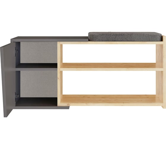 Обувница leve fiona bench oak LEV00740