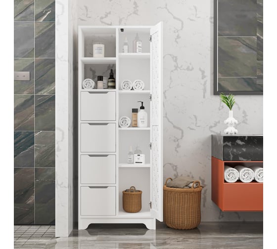 Комод leve yada maxi multipurpose cabinet white LEV00285