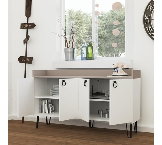 Комод leve dea console table white LEV00221