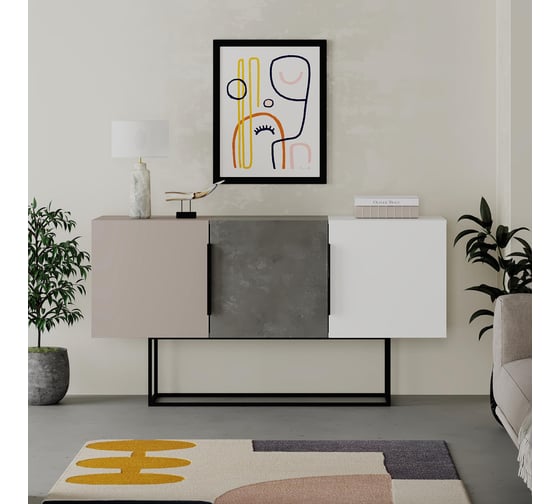 Комод leve tontini console light mocha LEV00230