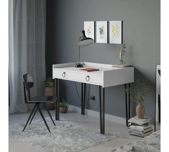 Письменный стол leve sponge study table white LEV00178