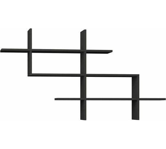 Фигурная полка leve halic bookcase anthracite LEV00829 1