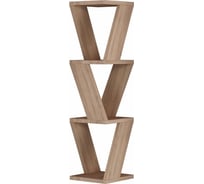 Угловая полка leve zena corner bookcase oak LEV00866