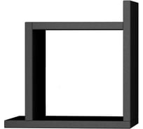 Фигурная полка leve box shelf anthracite LEV00897