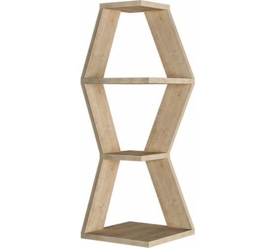 Угловая полка leve sablor corner shelf oak LEV00868