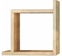 Фигурная полка leve box shelf oak LEV00896