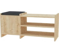 Обувница leve sunno hall stand oak LEV00758