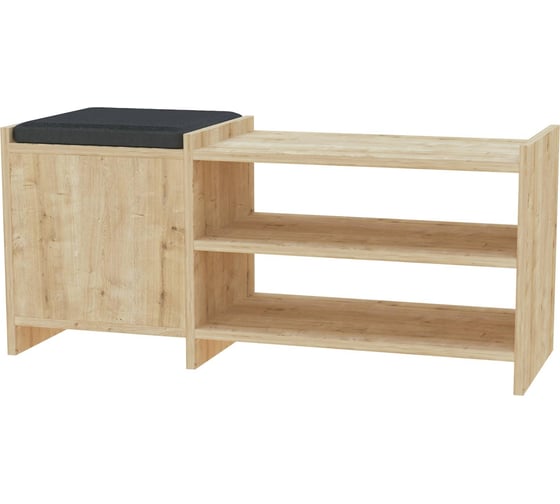 Обувница leve sunno hall stand oak LEV00758 1