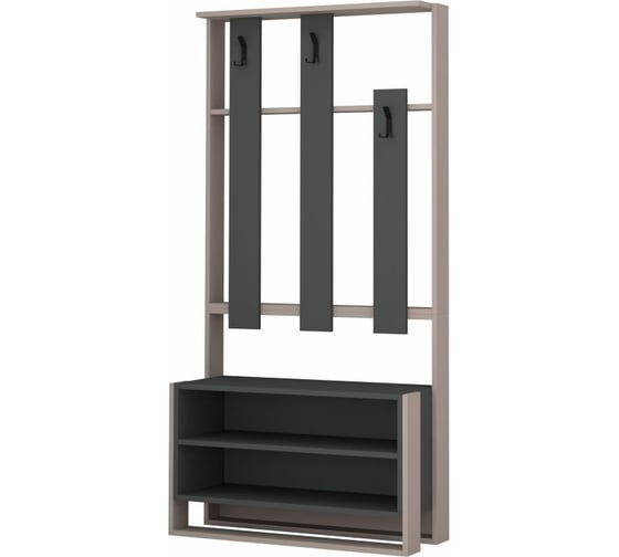 Обувница с вешалкой для одежды leve chester hall stand light mocha LEV00764