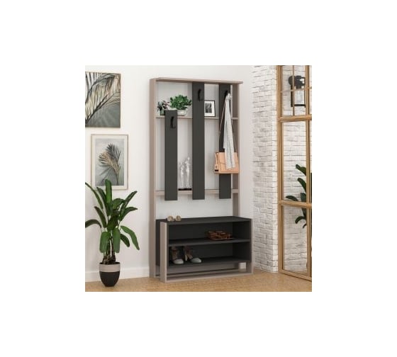 Обувница с вешалкой для одежды leve chester hall stand light mocha LEV00764