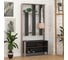 Обувница с вешалкой для одежды leve chester hall stand light mocha LEV00764 3