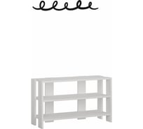 Обувница с вешалкой для одежды leve tono shoe rack-hanger white LEV00801