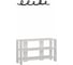 Обувница с вешалкой для одежды leve tono shoe rack-hanger white LEV00801 1