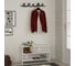 Обувница с вешалкой для одежды leve tono shoe rack-hanger white LEV00801 3