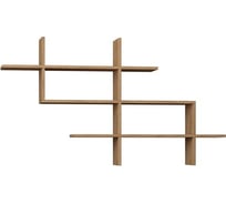 Фигурная полка leve halic bookcase oak LEV00832