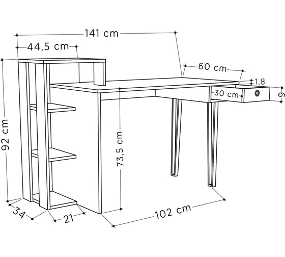 Письменный стол leve loyd study table ancient white LEV00181
