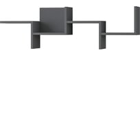 Фигурная полка leve rako shelf anthracite LEV00915