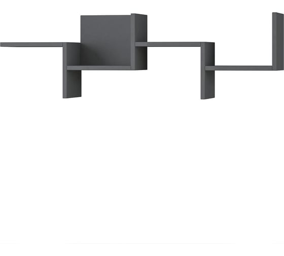Фигурная полка leve rako shelf anthracite LEV00915 1