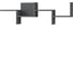 Фигурная полка leve rako shelf anthracite LEV00915 1