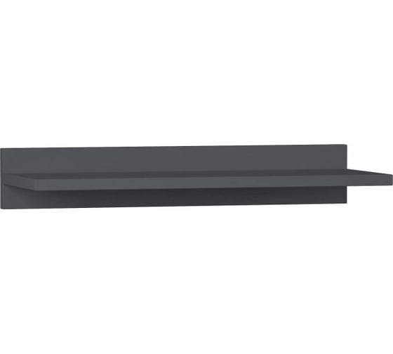 Прямая полка leve simple shelf anthracite LEV00879 1