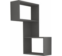 Угловая полка leve part corner shelf anthracite LEV00857